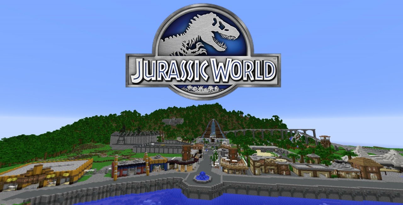 Карта Jurassic World - Юрский Мир для Майнкрафт 1.12.2/1.11.2/1.10.2. 